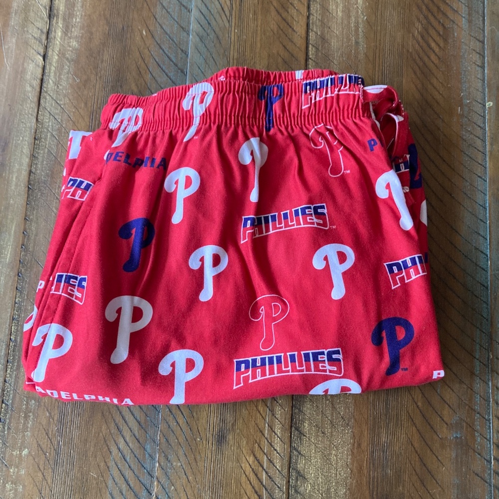 Men’s MLB Philadelphia Phillies Pajamas Bottom Pants Large - Picture 3 of 3